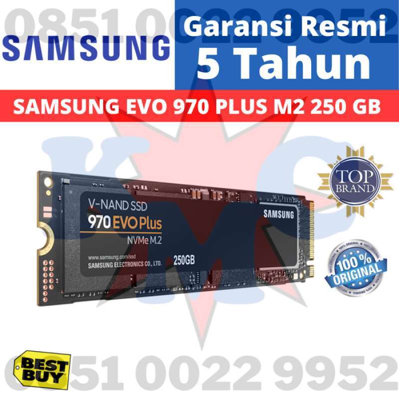 Promo Samsung SSD 970 EVO PLUS M.2 Pcie Nvme 250GB Samsung 970 250