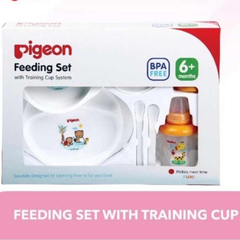 Pigeon store feeding set