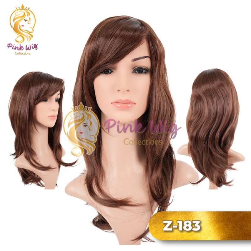 Jual Fashion Wig Rambut Palsu Medium Long Wavy Female Wig Z183 Pink Wig Di Seller Wukong Store Kebon Kacang Kota Jakarta Pusat Blibli