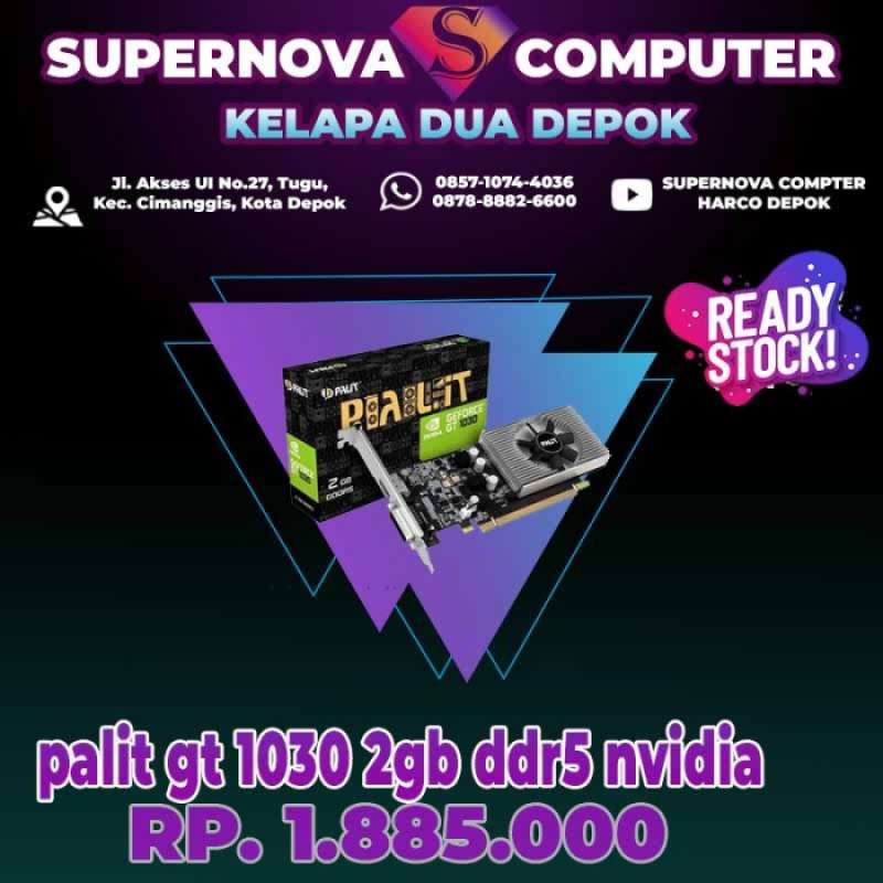 Promo Palit Gt 1030 2Gb Ddr5 Nvidia Diskon 23 di Seller XiXiStore