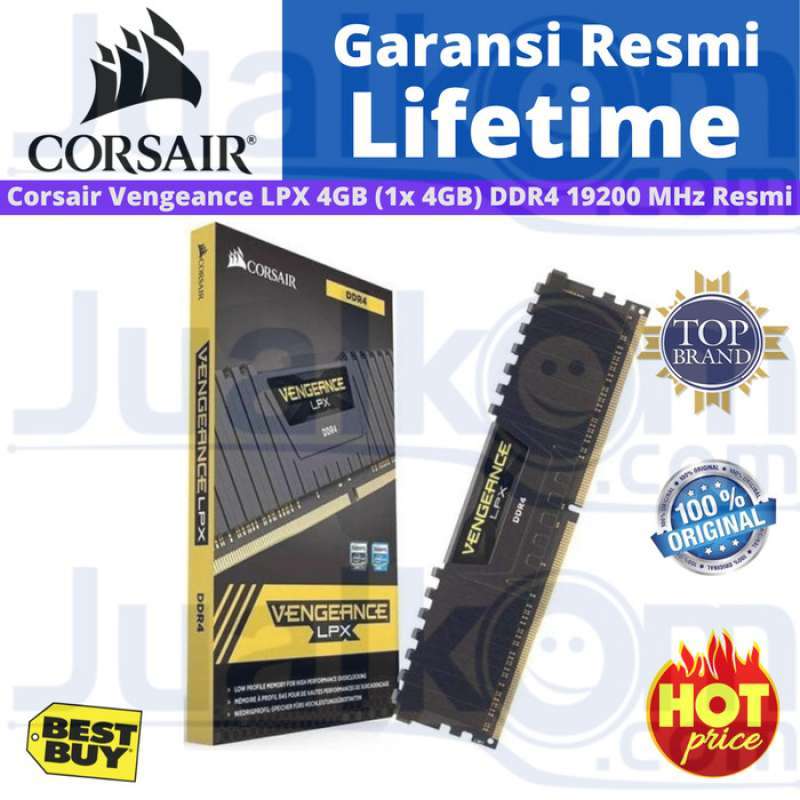 Promo Corsair Vengeance Lpx 4Gb 1 X 4Gb Pc 19200 Cmk4Gx4M1A2400C16