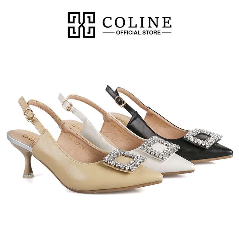 SALE COLINE CLN 4906 High Heels Slingback Wanita 5cm C1174
