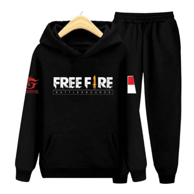 Promo YVF JAKET SWEATER FREEFIRE HOODIE FREE FIRE ANAK