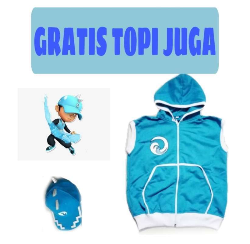 Promo SINGLET SWEATER BOBOIBOY AIR GRATIS TOPI Diskon 23 di