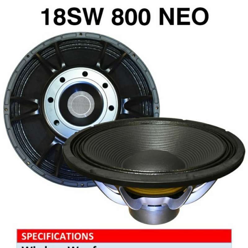 Speaker wisdom sales 18 inch