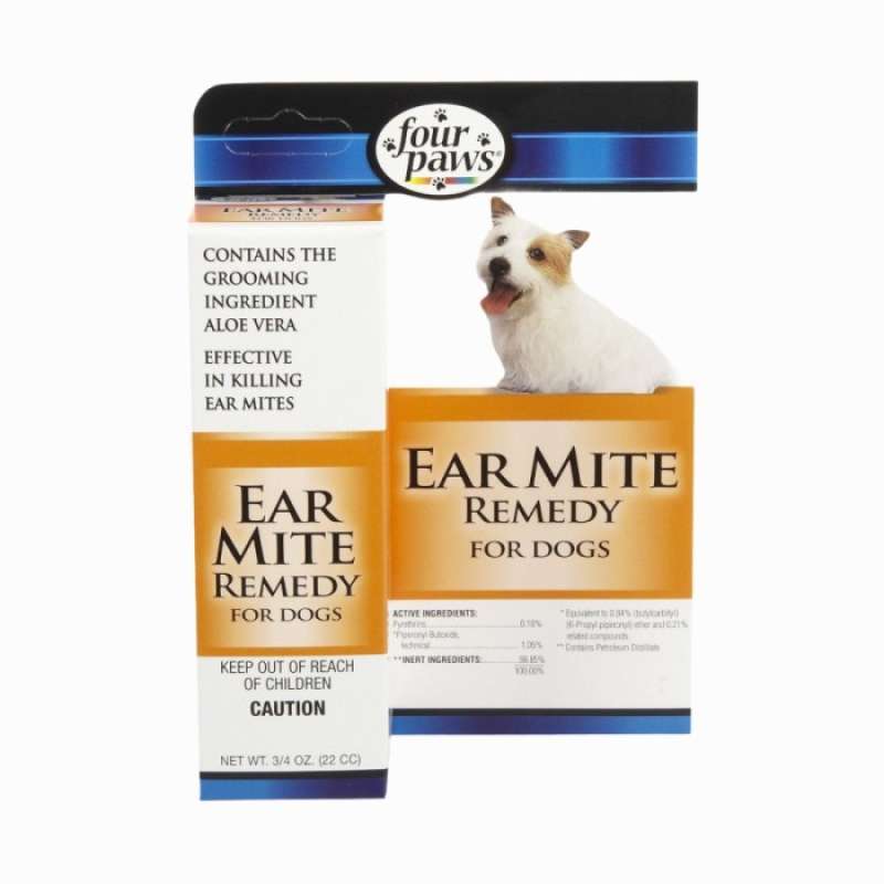 Promo Four Paws ALOE EAR MITE TREATMENT for DOG 0.75oz. Diskon 23