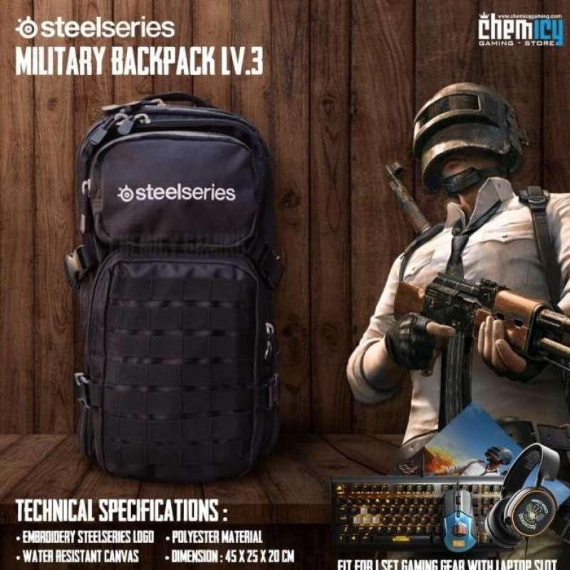 Jual Best Seller Steelseries Military Backpack Original Di Seller Premier Market Id Cengkareng Timur Kota Jakarta Barat Blibli