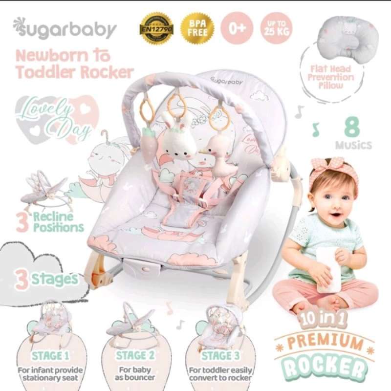 Sugar baby bouncer 10 in 1 on sale