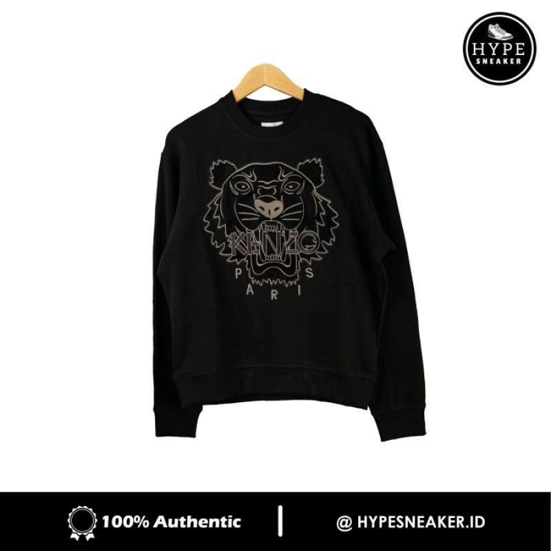 Jual Sweater Kenzo Tiger Black Velvet Black Crewneck 100 Original Xs Di Seller Hypesneaker.idn Official Store Hypesneaker.id Kota Semarang Blibli
