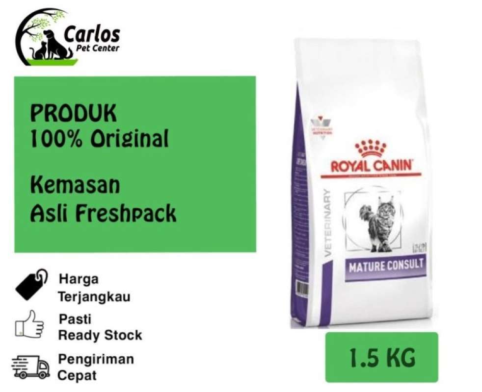Promo Royal Canin Vet Senior Consult Stage 1 Balance Cat 1.5Kg