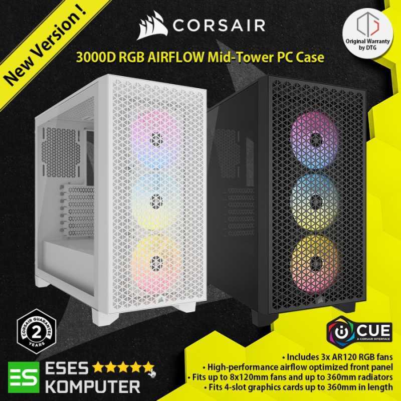 Jual Casing PC Corsair 3000D RGB AIRFLOW