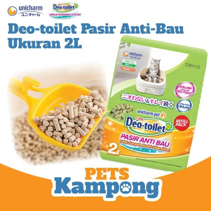 Promo Pasir Kucing Cat Litter Unicharm Deo Toilet Anti bau 2