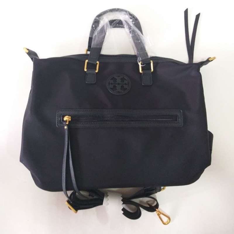 Tory burch best sale nylon slouchy satchel