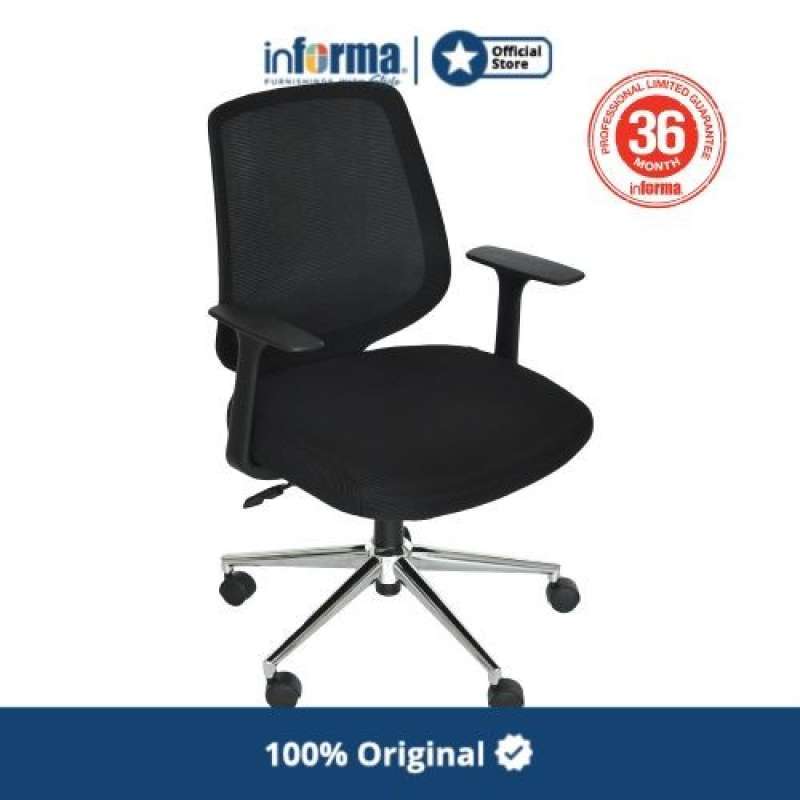 Shield clearance task chair