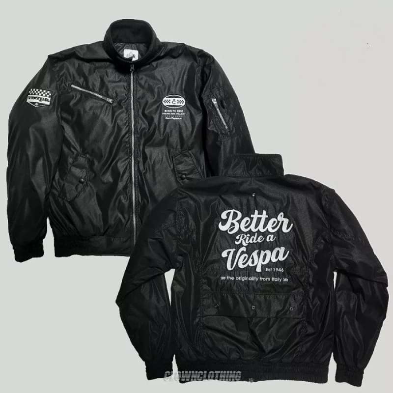 Promo Jaket Bomber Vespa Embordry Diskon 33 Di Seller Mba Ayu Tugu Selatan Kota Jakarta Utara Blibli
