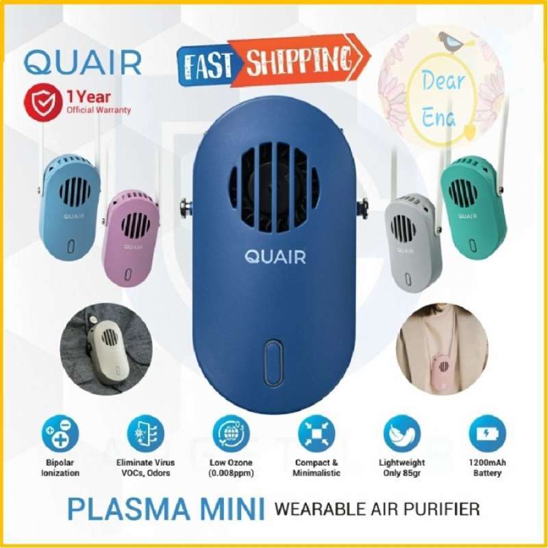 Promo Quair Plasma Mini Wearable Air Purifier Garansi Resmi Diskon