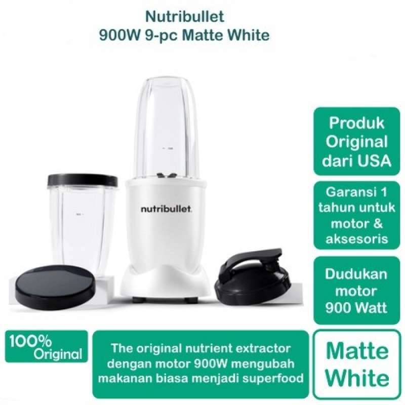 Nutribullet Pro 900W, Matte White