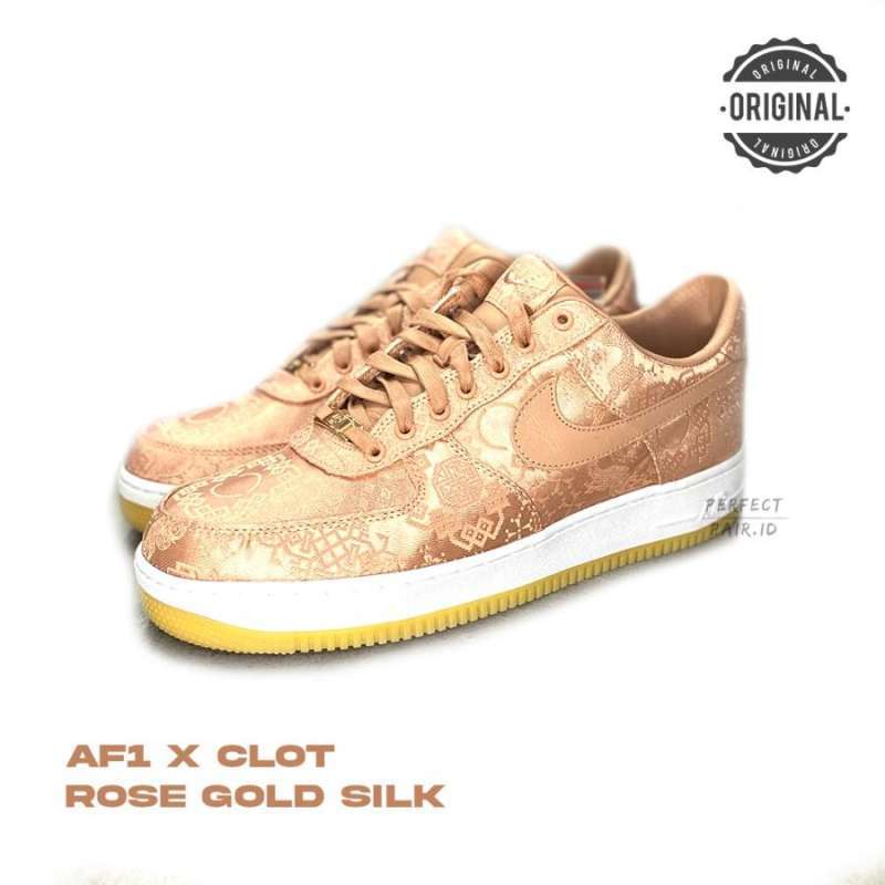 Nike air force 1 clot rose gold silk shop