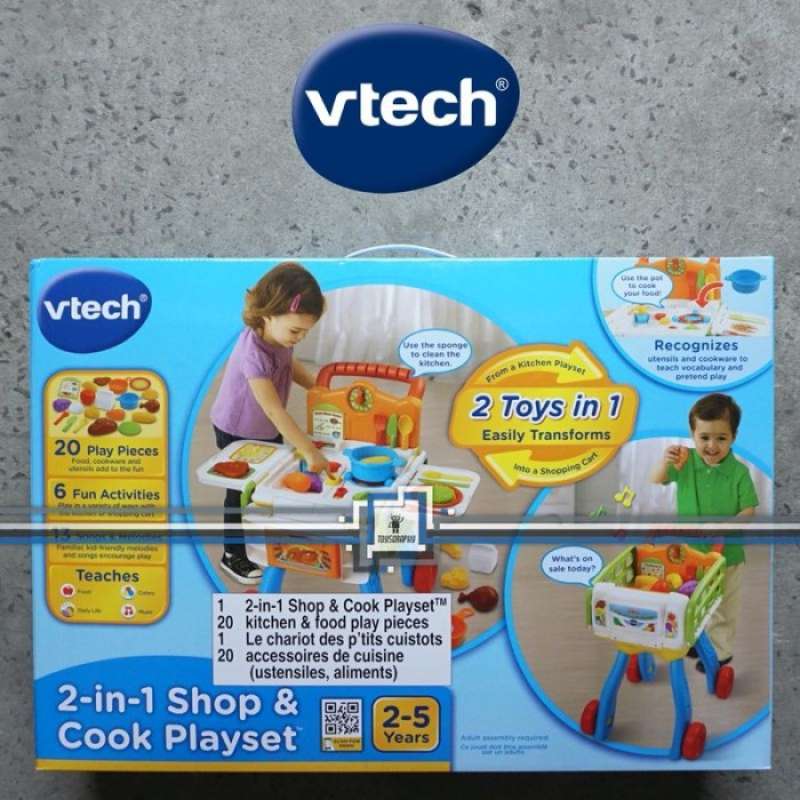Vtech 2 in 1 top shop and cook playset