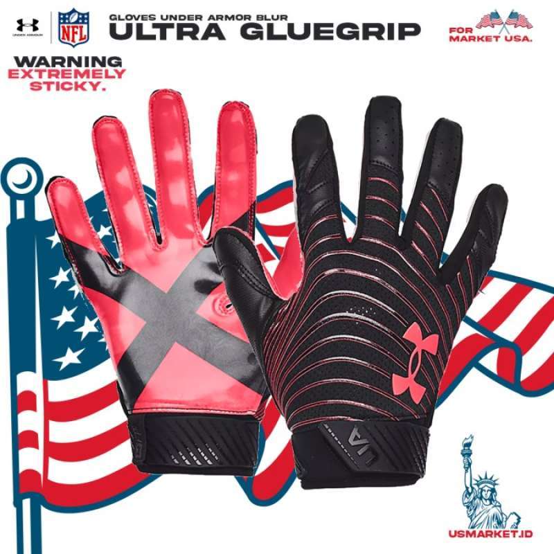 Football gloves under armor hotsell