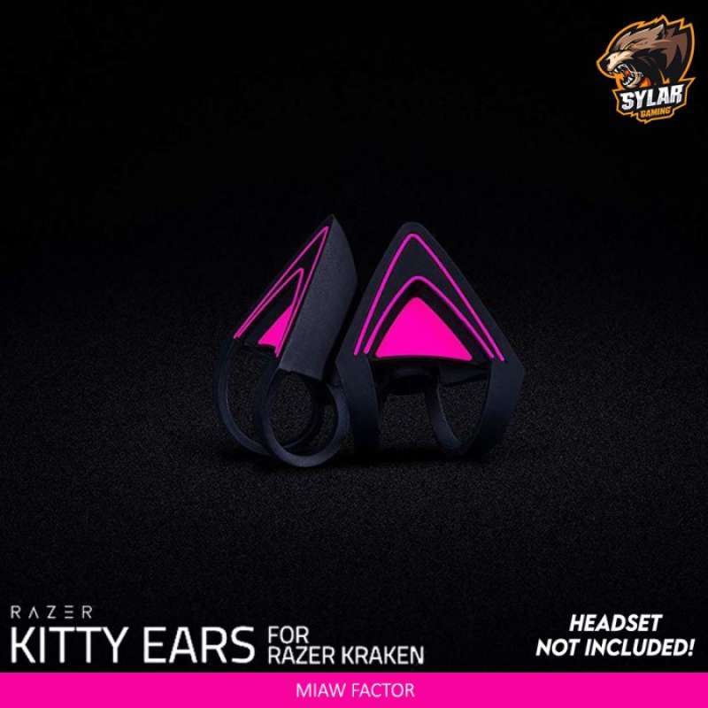 Razer kitty 2025 ears neon purple