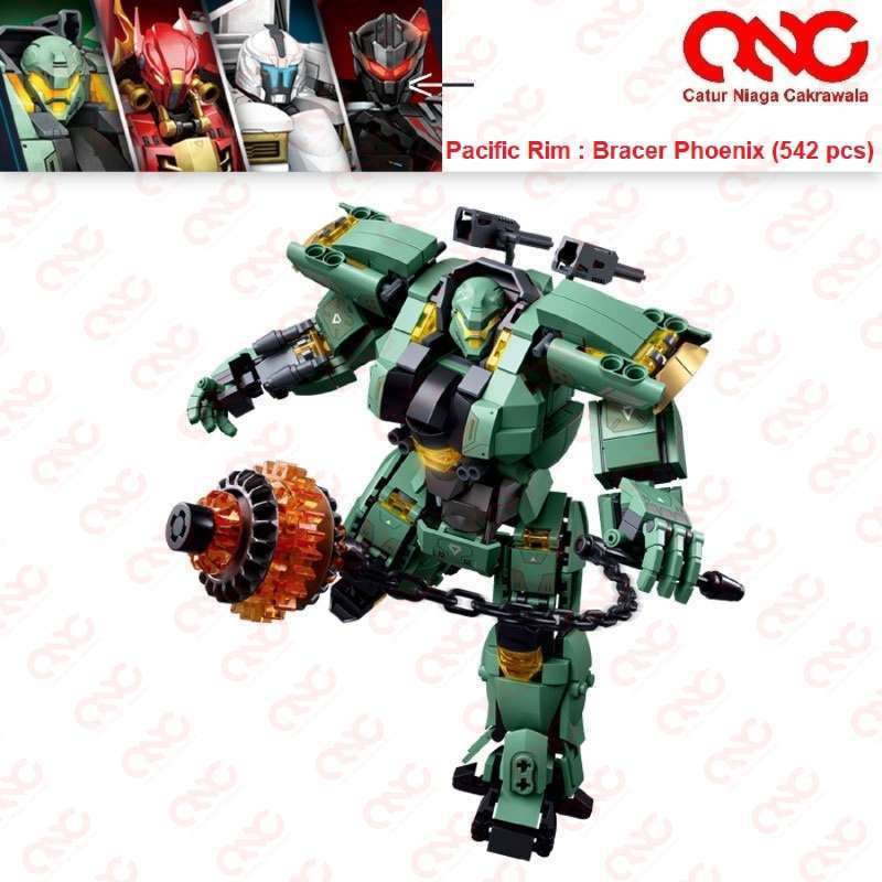 Promo CNC Brick Sluban Robot Pacific Rim Bracer Phoenix Diskon