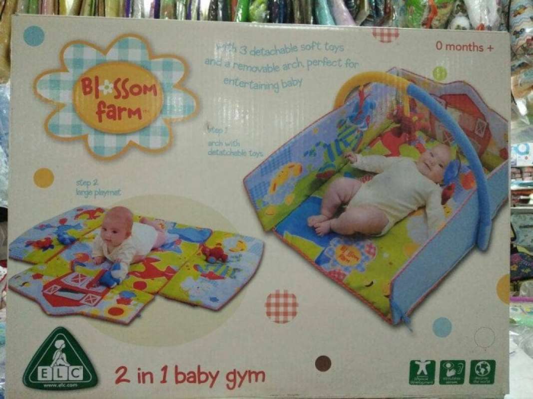 Blossom farm baby gym top