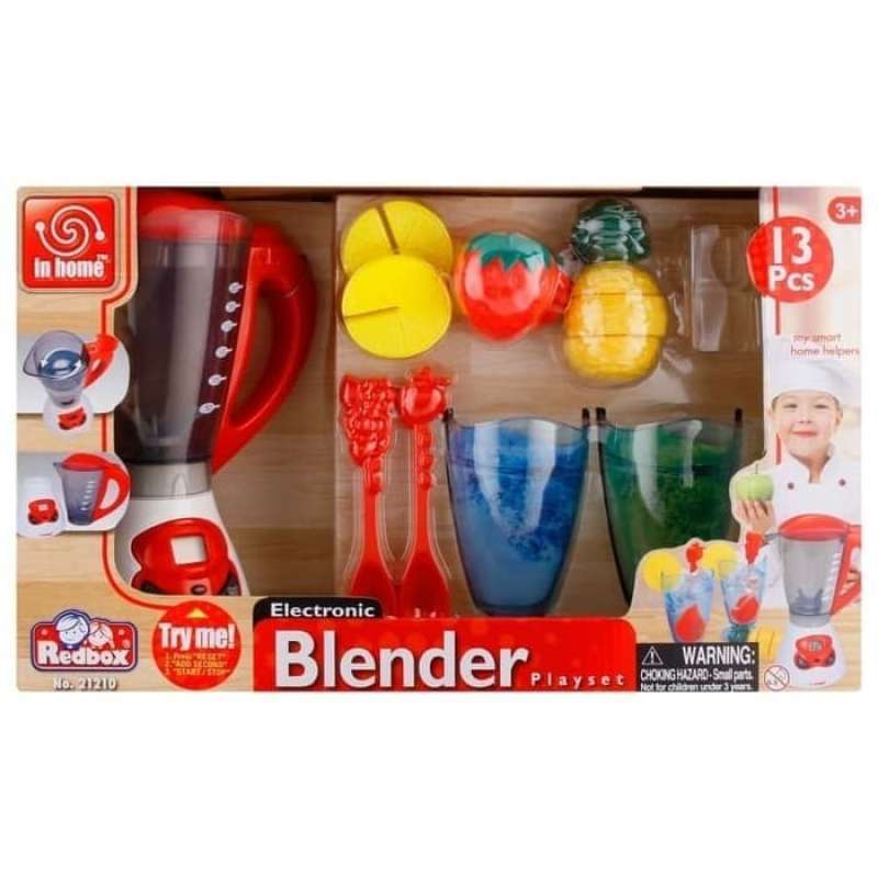 Red Box Electronic Blender Playset Mainan Masakan Anak Original