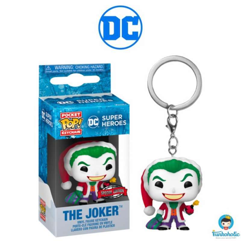 Promo Funko Pocket POP! Keychain DC Comics Holiday The Joker Christmas Santa  Diskon 23% di Seller Prasywa Shop - Meruya Selatan (Udik), Kota Jakarta  Barat