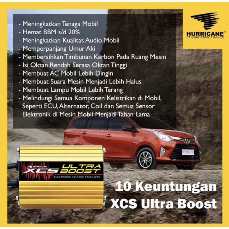 Promo Hurricane Xcs Ultra Boost Utk Mobil Lcgc Resmi 5Thn