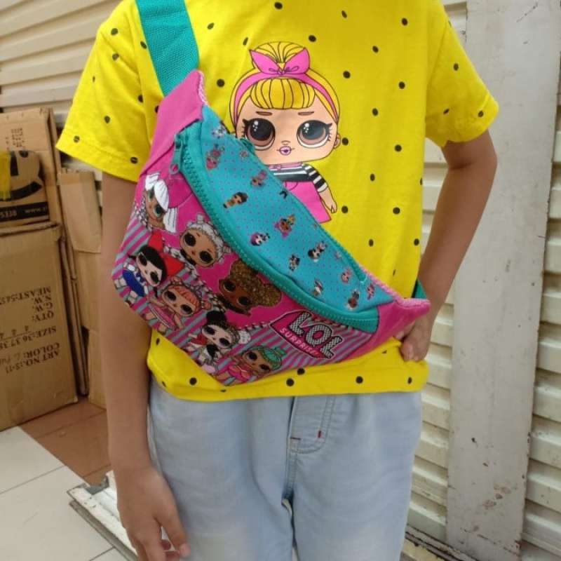 Jual Waist Bag Lol Tas Selempang Anak Perempuan Motif Lol