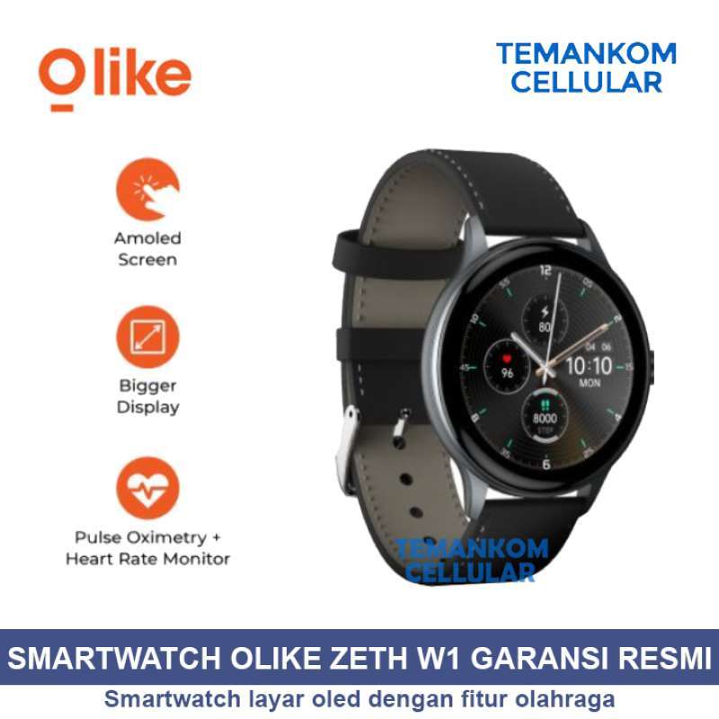 Jual Smartwatch Murah Olike Zeth W1 Watch Amoled Jam Tangan Pintar Garansi Resmi Di Seller Temankom Cell Akcaya Kota Pontianak Blibli