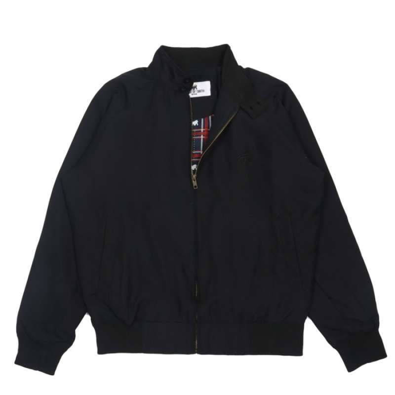 Promo House of Smith Jaket Harrington Hangor Black 3 S XXL