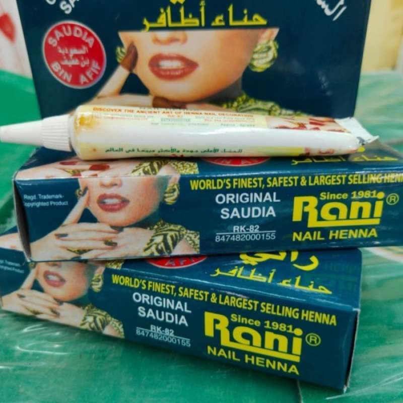 Rani Nail Henna Made In Saudi Arabia, Beauty & Personal Care, Hands & Nails  on Carousell