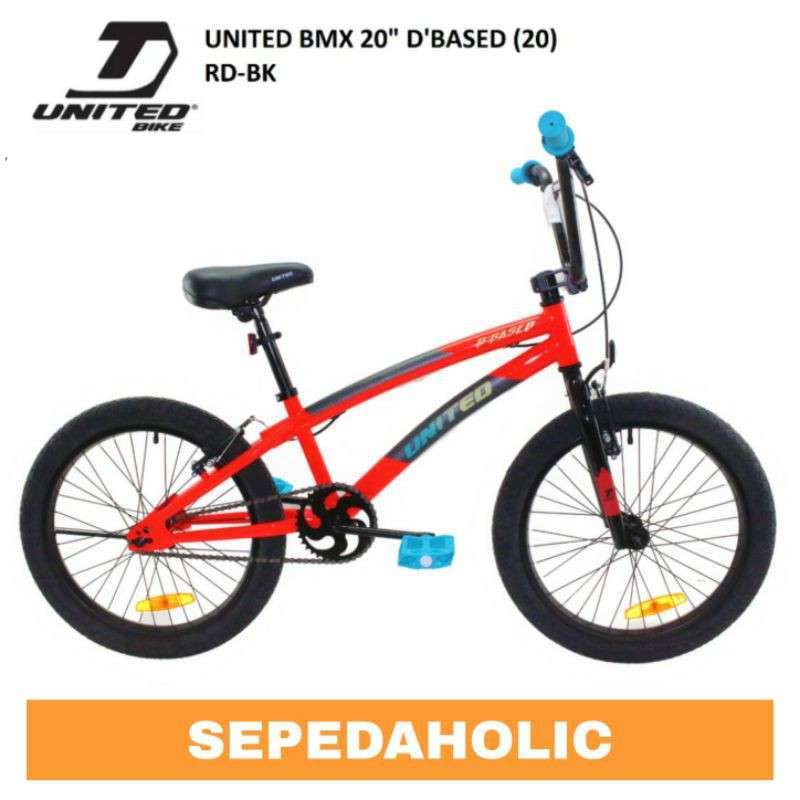 Promo Sepeda BMX 20 Inch UNITED D BASED Anak Laki Garansi Resmi 5