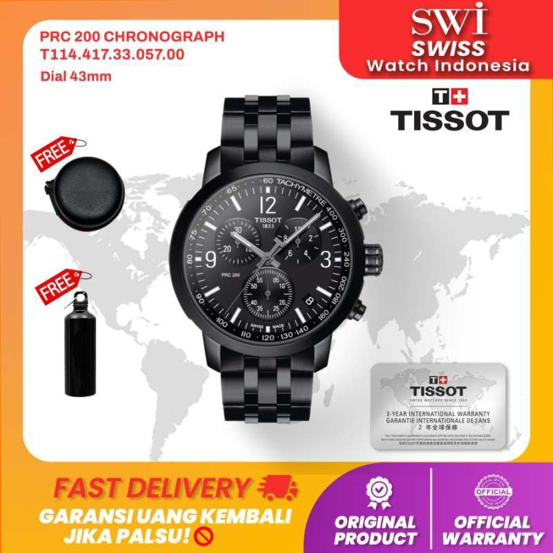 Jual Jam Tangan Pria Analog Tissot T114.417.33.057.00 PRC 200