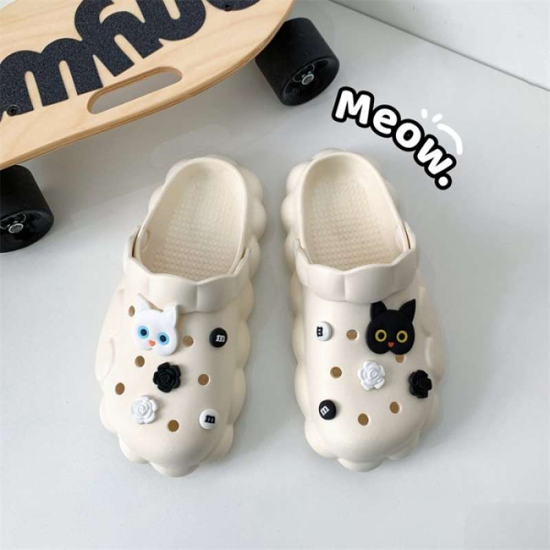 Promo Megam Sendal Fuji Sandal Crocs Jelly Selop Wanita Slipper
