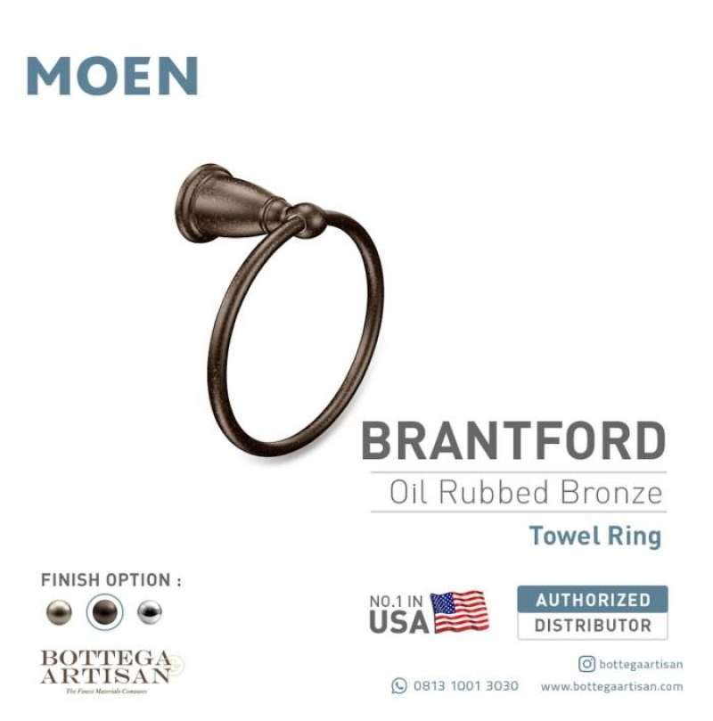 Jual Bath Accessories Moen Brantford Towel Ring Oil Rubbed Bronze
