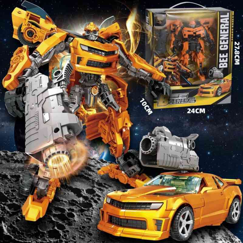 Mainan Anak Laki-Laki Robot 2in1 Transformer Bumblebee Optimus Prime