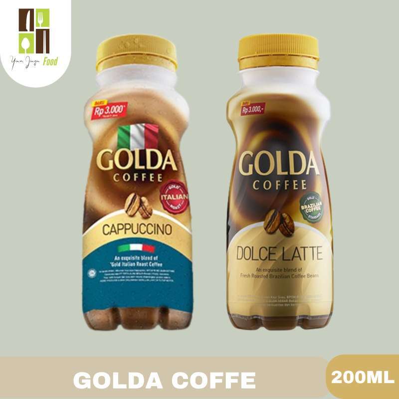 Golda Coffe Minuman Kopi Dolce Latte Cappucino 200ml
