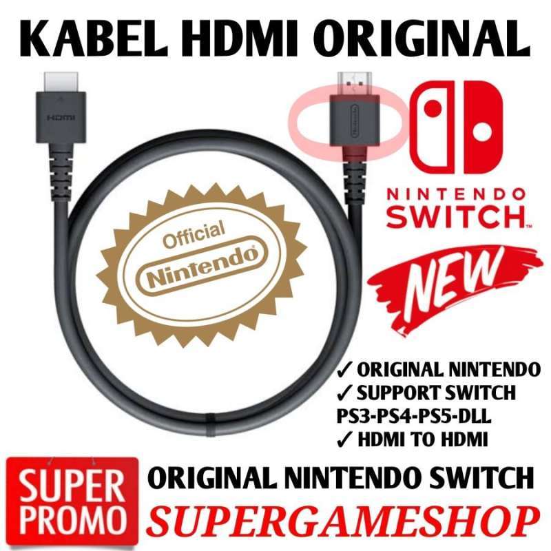 Cable Hdmi Nintendo Switch Original Kabel HDMI Original Nintendo