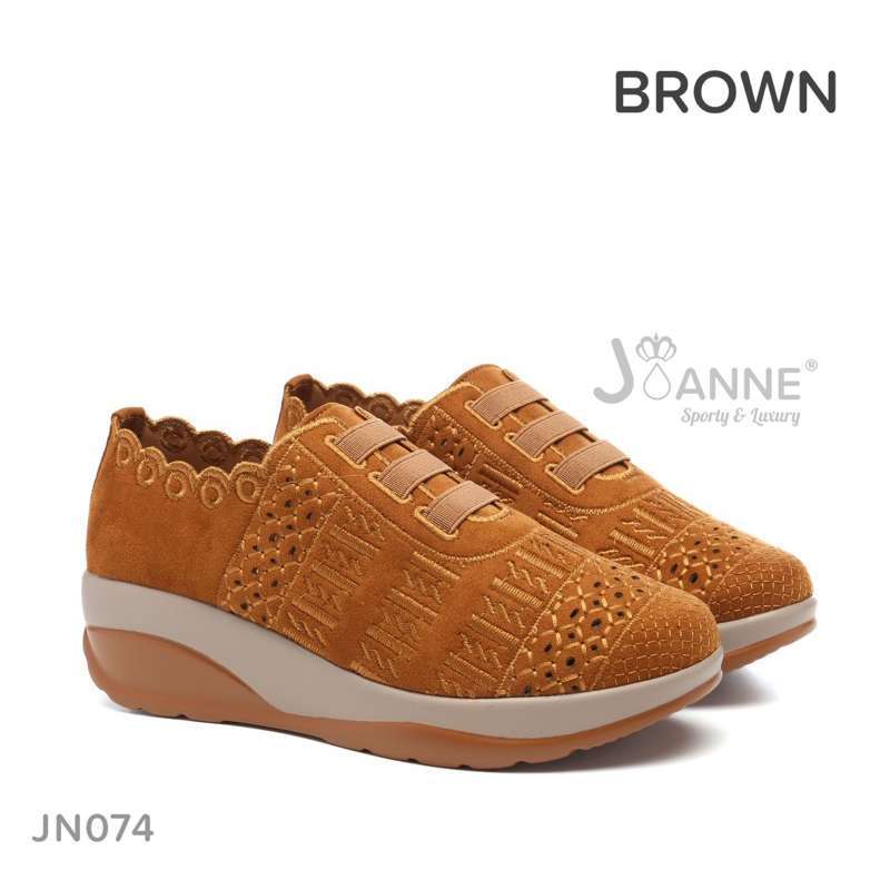 Promo Wedges Shoes Jn074 36 Brown Diskon 20 Di Seller Bossindo Official Gempolsari Kota Bandung Blibli