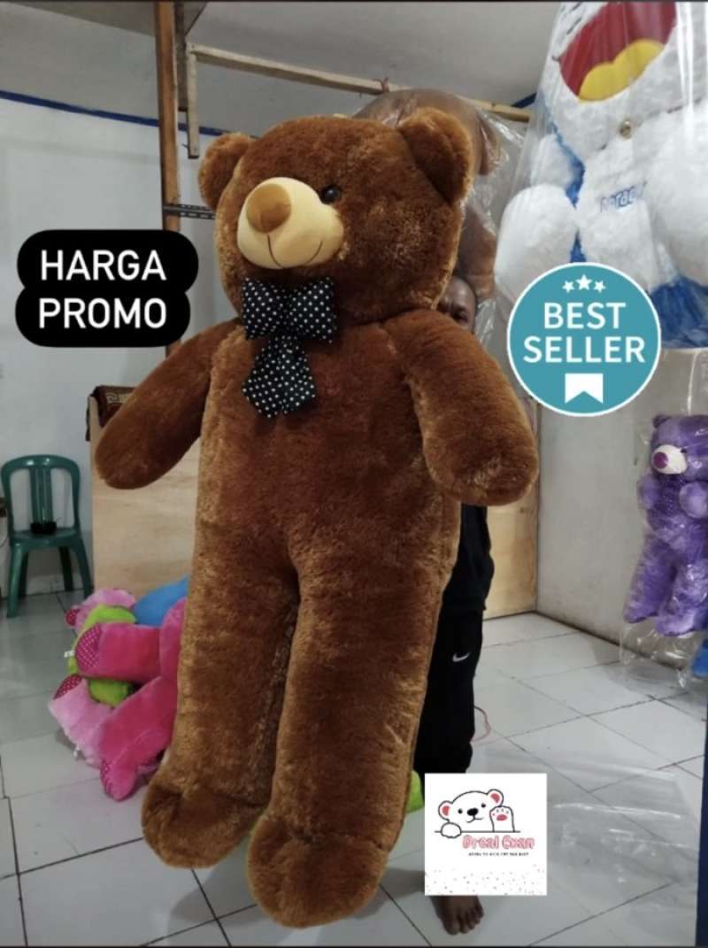 Jual Boneka Teddy Bear Beruang Jumbo Paling Besar 160cm Di Seller