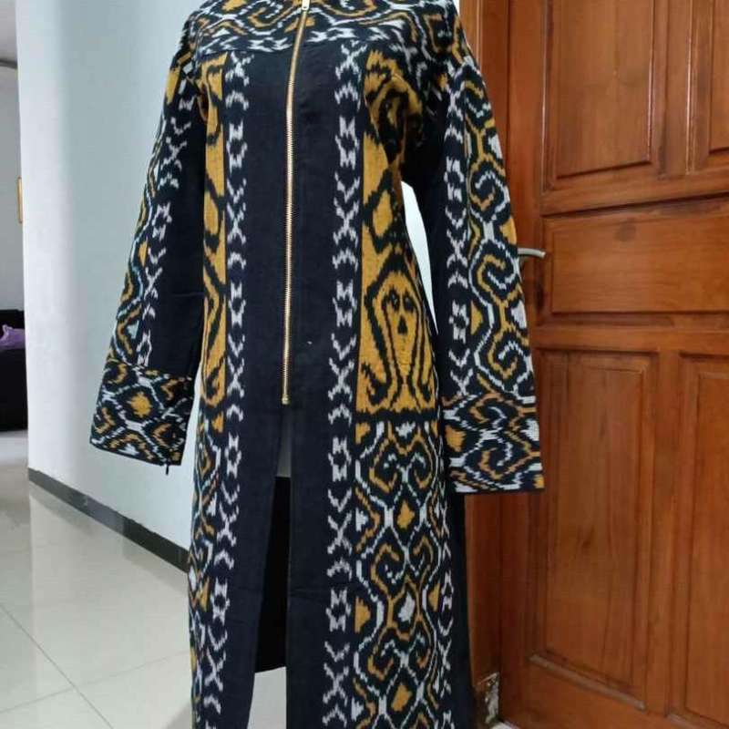 Model baju tenun ikat modern outlet