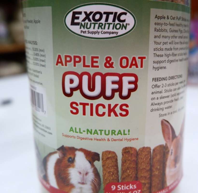 Exotic Nutrition Apple & Oat Puff Sticks