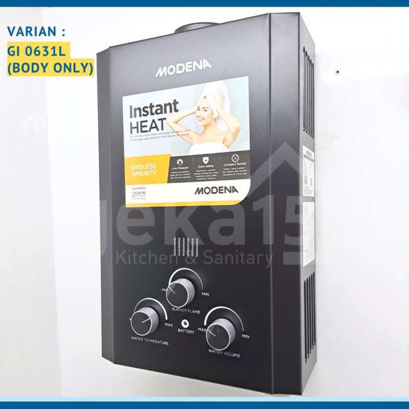 Promo Water Heater Gas Terbaik Modena Gi 0631 L Diskon 33% di Seller Erazel  Storee - Kalibata, Kota Jakarta Selatan | Blibli