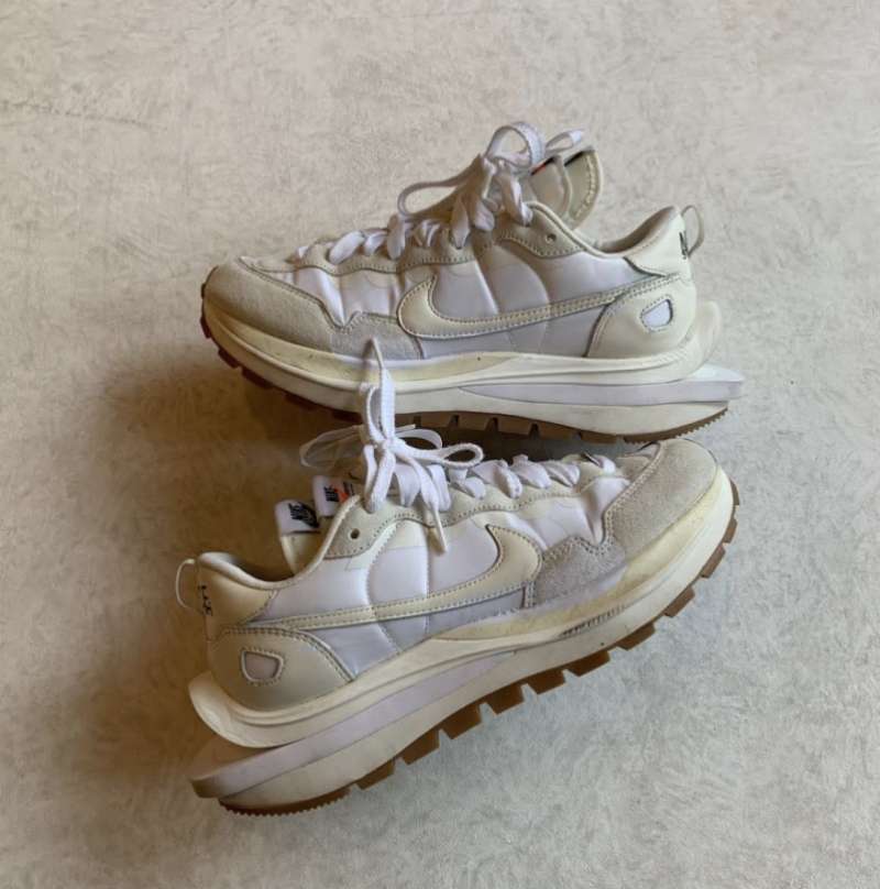 28.5cm sacai Nike vapor waffle white gum