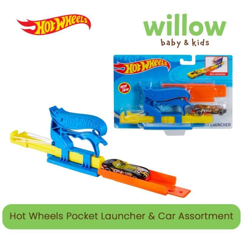 Promo Mainan Diecast Truk Hot Wheels Pocket Launcher N Car Ast