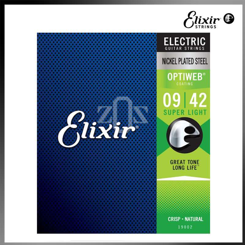 Jual Senar Gitar Electric Elixir 19002 Optiweb Super Light 09 42 6