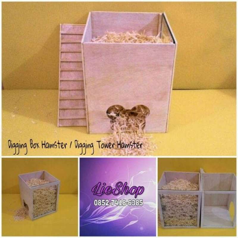 Hamster top digging tower